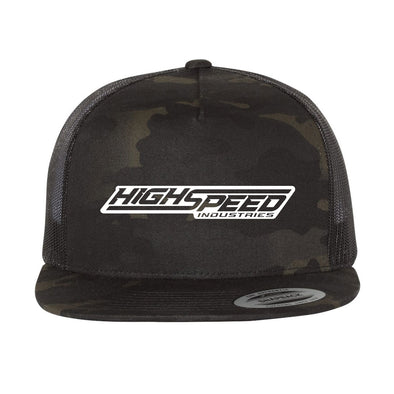 H.S.I. Trucker Flat Bill Snapback Hat