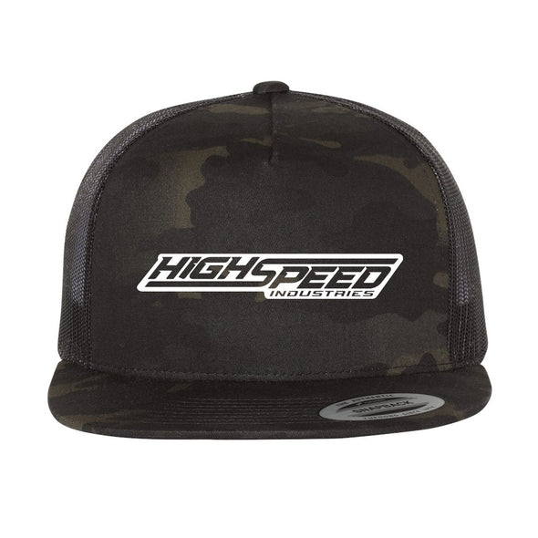 H.S.I. Trucker Flat Bill Snapback Hat