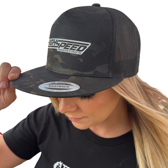 H.S.I. Trucker Flat Bill Snapback Hat