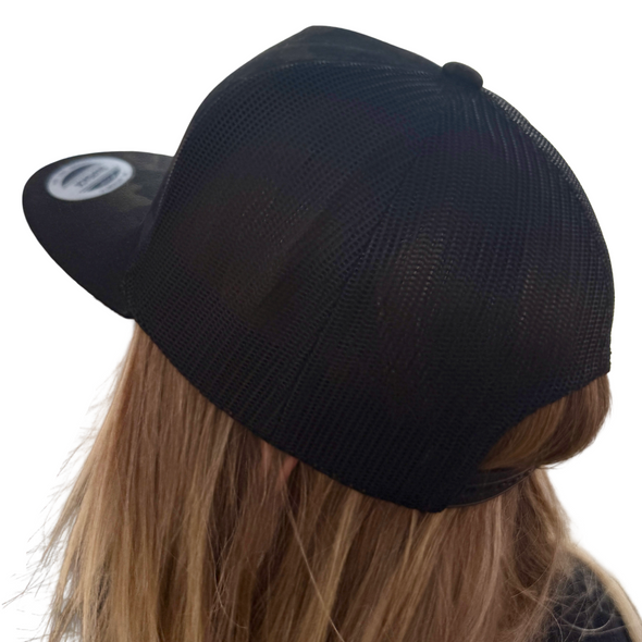 H.S.I. Trucker Flat Bill Snapback Hat