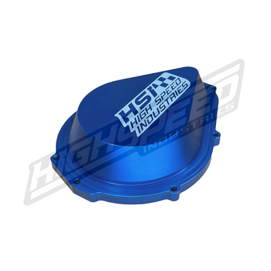 HSI Yam 62T Billet Flywheel Cover - Blue (Scratched)