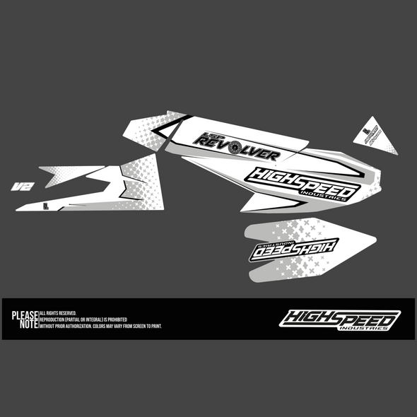 H.S.I. Graphics Kit for LSP Revolver Pro-Series