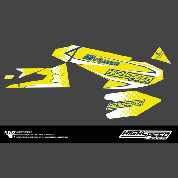 H.S.I. Graphics Kit for LSP Revolver Pro-Series