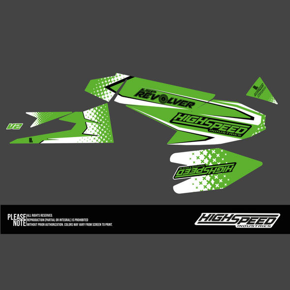 H.S.I. Graphics Kit for LSP Revolver Pro-Series