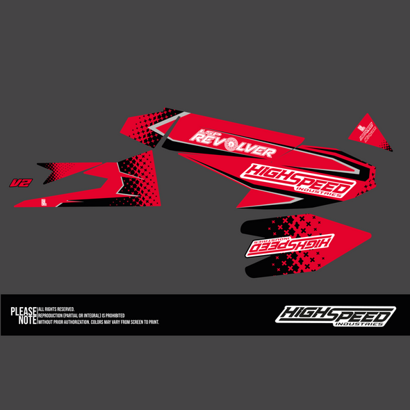 H.S.I. Graphics Kit for LSP Revolver Pro-Series