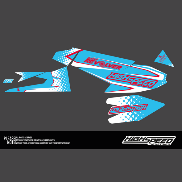 H.S.I. Graphics Kit for LSP Revolver Pro-Series
