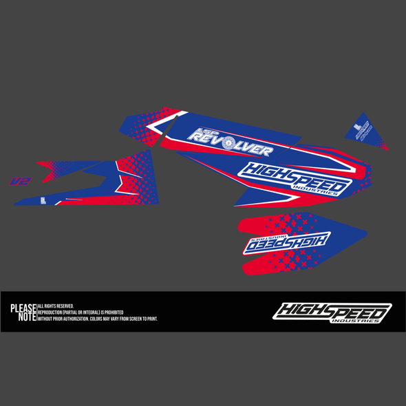 H.S.I. Graphics Kit for LSP Revolver Pro-Series