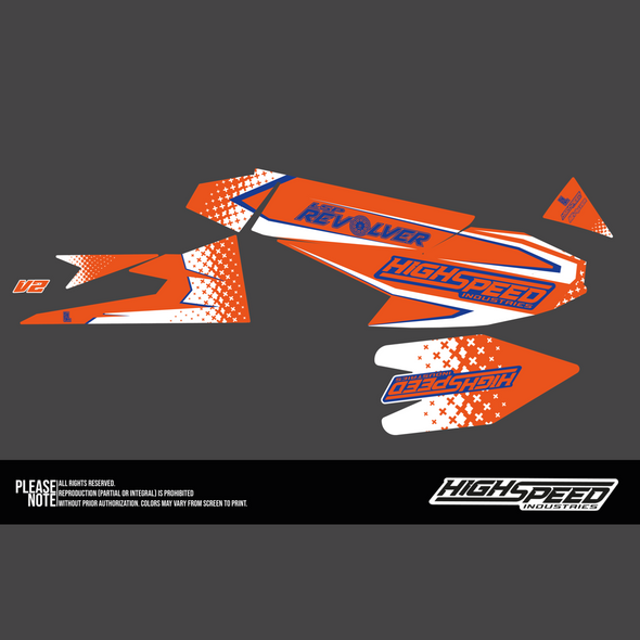 H.S.I. Graphics Kit for LSP Revolver Pro-Series