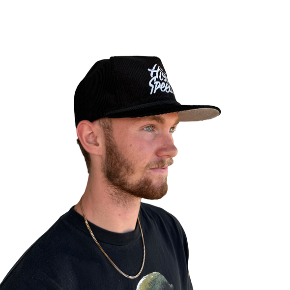 H.S.I. Corduroy Stitched Snapback Hat