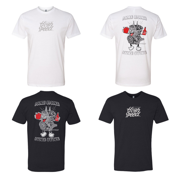 H.S.I. "More Smoke, More Stoke" 2S Engine T-Shirt