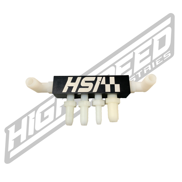 H.S.I. Billet Water Manifold